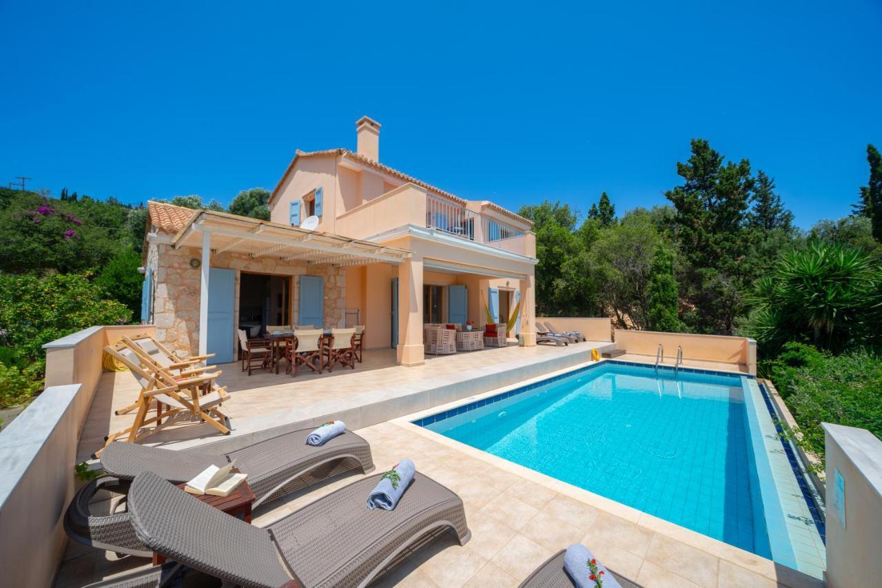 Villa Apollo Up To 8Px, Private Pool Fiskárdo Eksteriør bilde