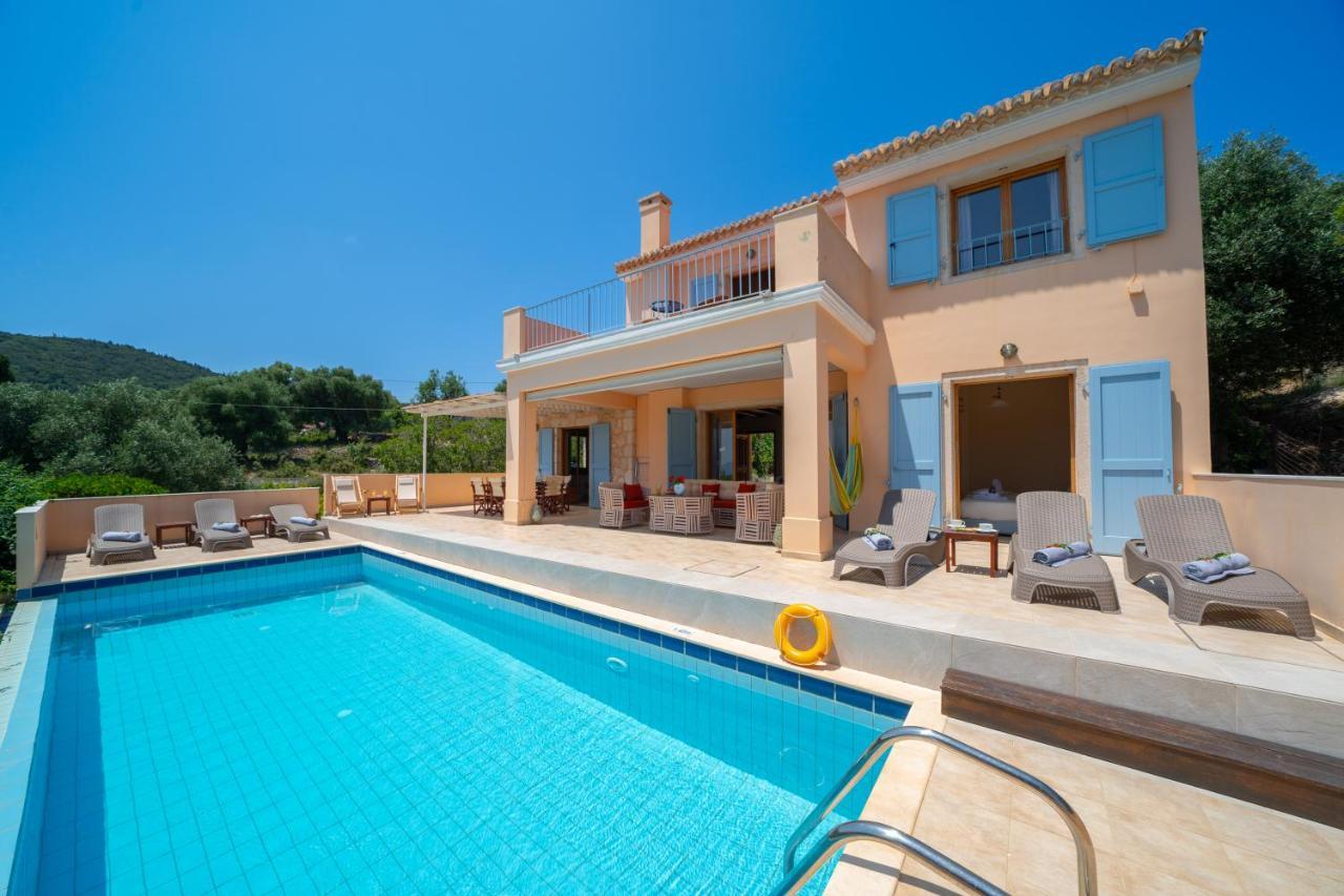 Villa Apollo Up To 8Px, Private Pool Fiskárdo Eksteriør bilde