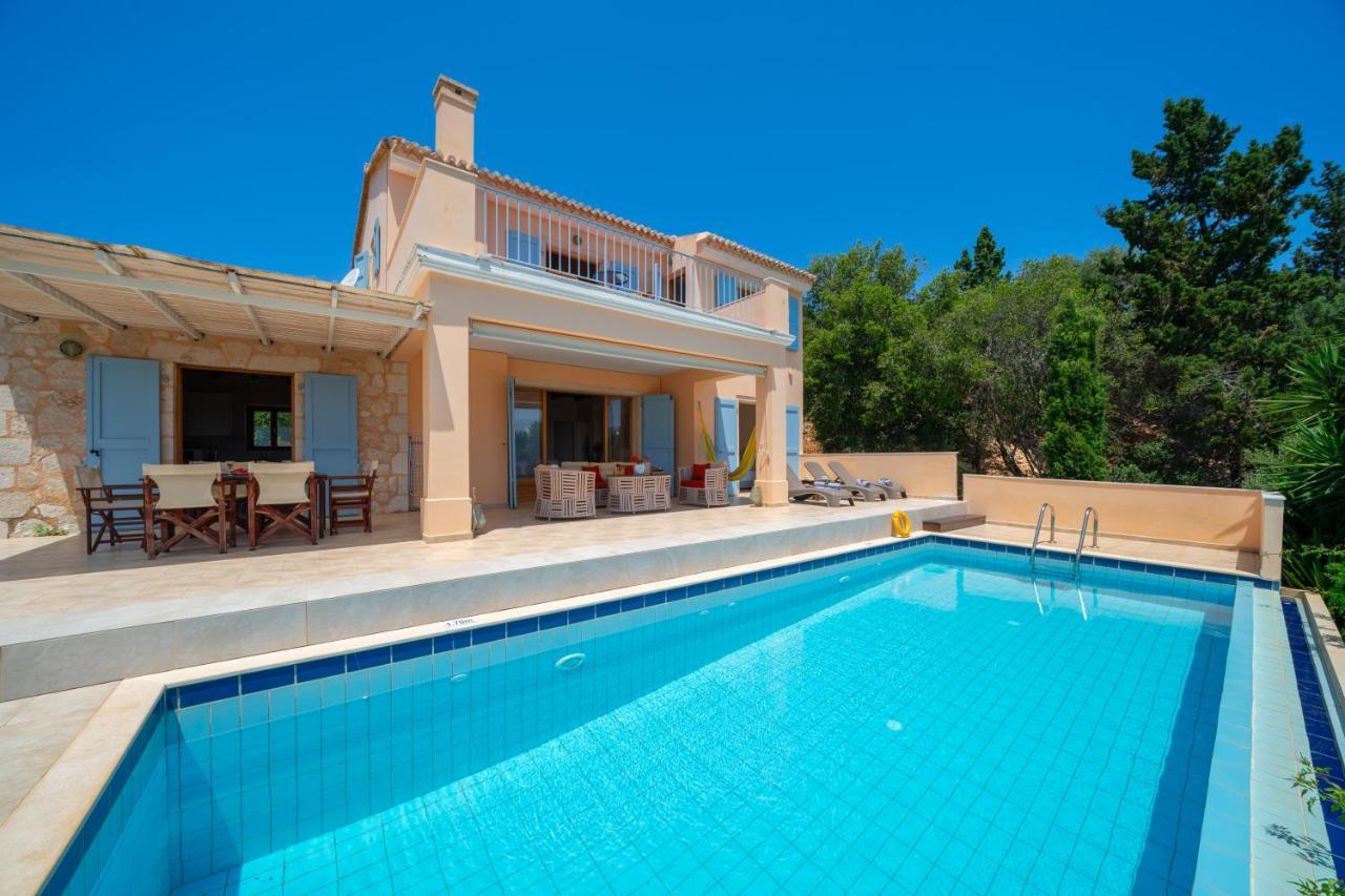 Villa Apollo Up To 8Px, Private Pool Fiskárdo Eksteriør bilde