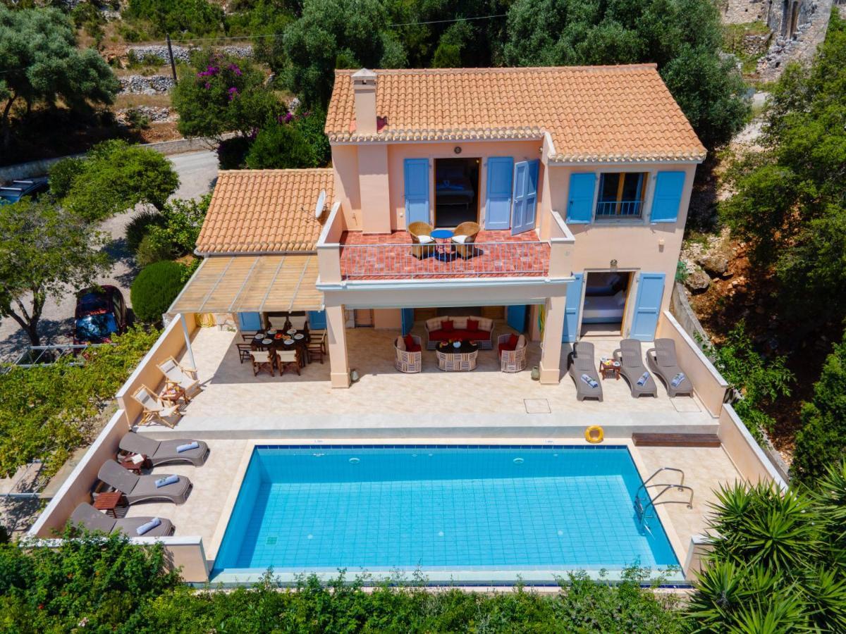 Villa Apollo Up To 8Px, Private Pool Fiskárdo Eksteriør bilde