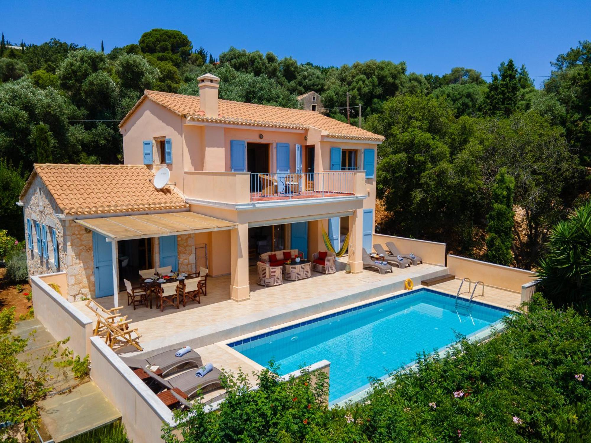 Villa Apollo Up To 8Px, Private Pool Fiskárdo Eksteriør bilde