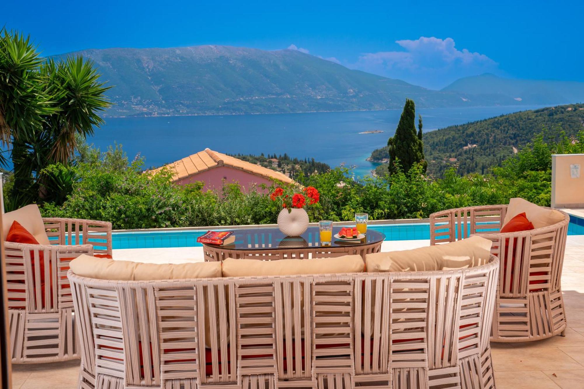 Villa Apollo Up To 8Px, Private Pool Fiskárdo Eksteriør bilde