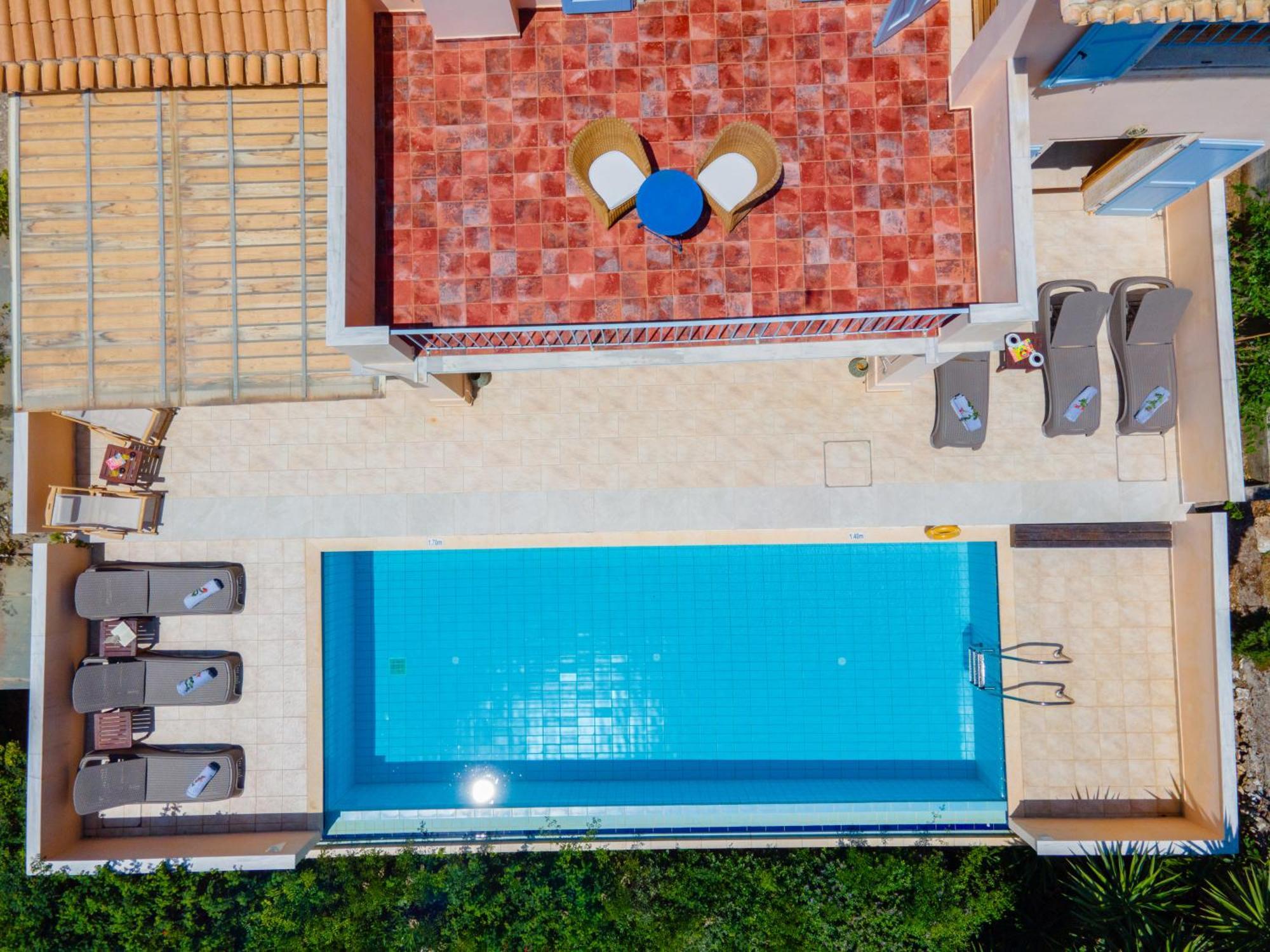 Villa Apollo Up To 8Px, Private Pool Fiskárdo Eksteriør bilde