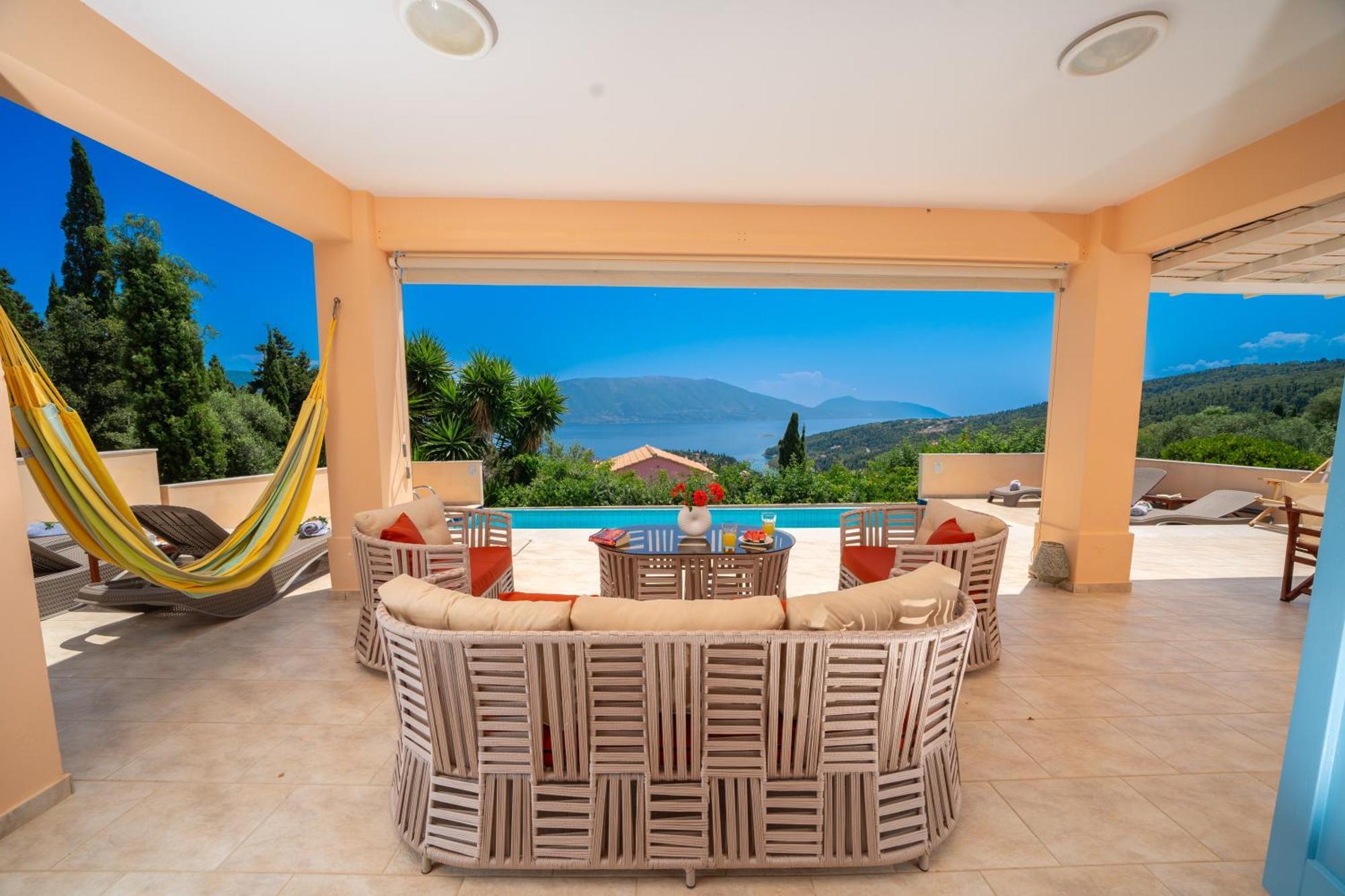 Villa Apollo Up To 8Px, Private Pool Fiskárdo Eksteriør bilde