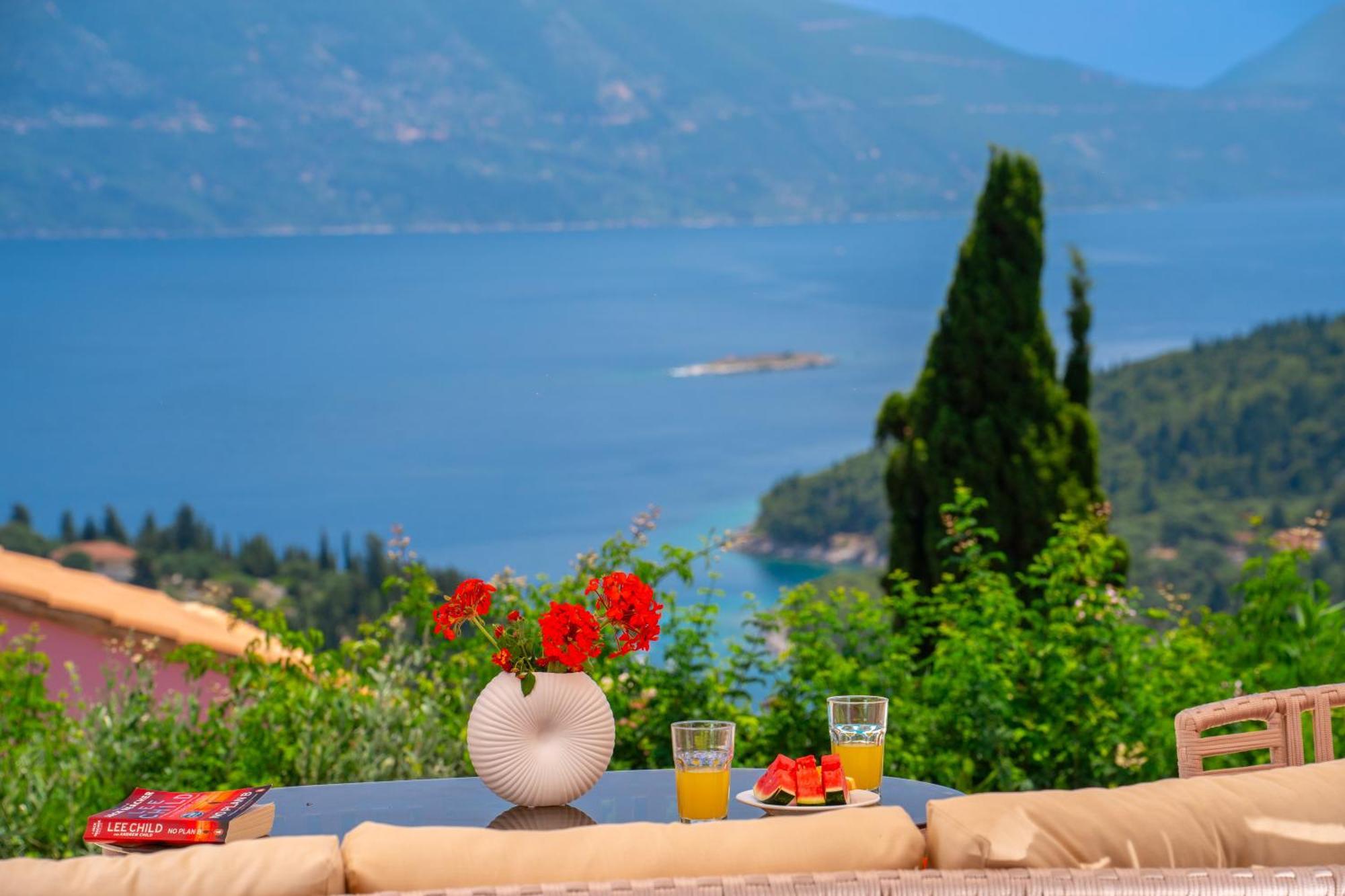 Villa Apollo Up To 8Px, Private Pool Fiskárdo Eksteriør bilde