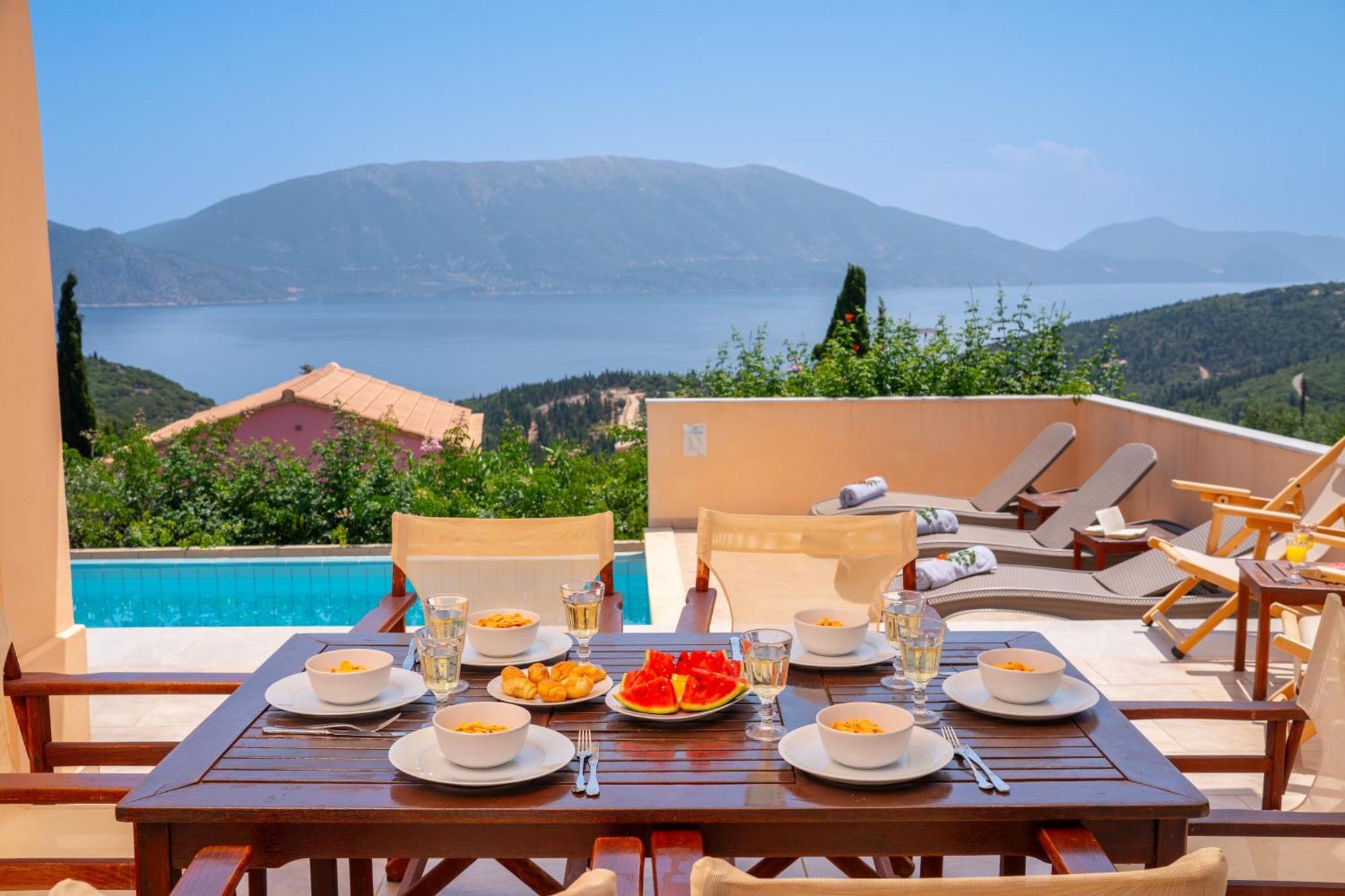 Villa Apollo Up To 8Px, Private Pool Fiskárdo Eksteriør bilde